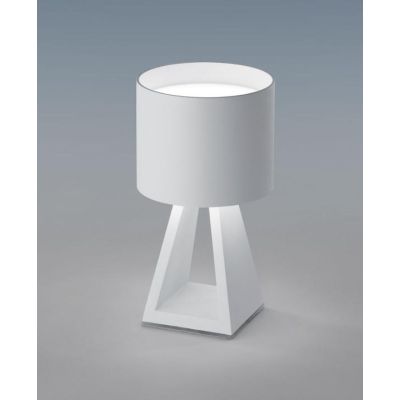 PUP METAL LAMPADA DA TAVOLO LED 11W LUCE 3000K DIMMERABILE IN ALLUMINIO BIANCO MODERNA Vivida International - Cristalensi Shop O