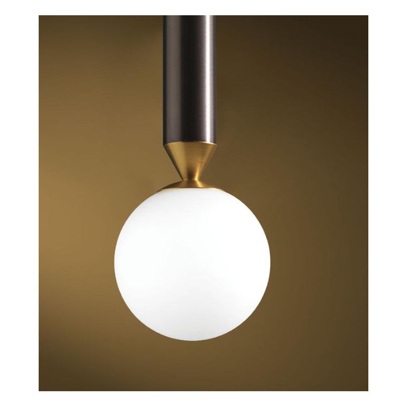 SEVENTY SOSPENSIONE 1 LUCE A MATITA MARRONE LED 6W LUCE 3000K MODERNA E ORIGINALE Vivida International - Cristalensi Shop Online