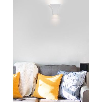 2013 BELFIORE LAMPADA DA PARETE IN CERAMICA EFFETTO GESSO VERNICIABILE 9010 BELFIORE - Cristalensi Shop Online