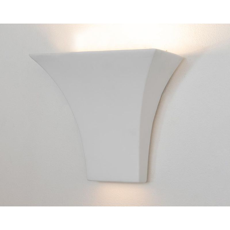 2013 BELFIORE LAMPADA DA PARETE IN CERAMICA EFFETTO GESSO VERNICIABILE 9010 BELFIORE - Cristalensi Shop Online