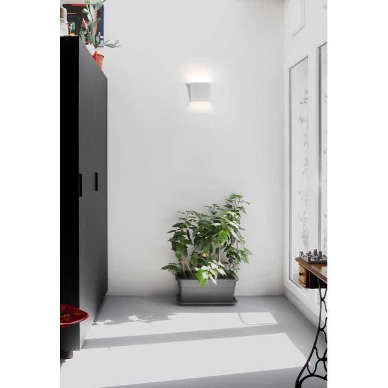 2012 BELFIORE LAMPADA DA PARETE IN CERAMICA EFFETTO GESSO VERNICIABILE 9010 BELFIORE - Cristalensi Shop Online