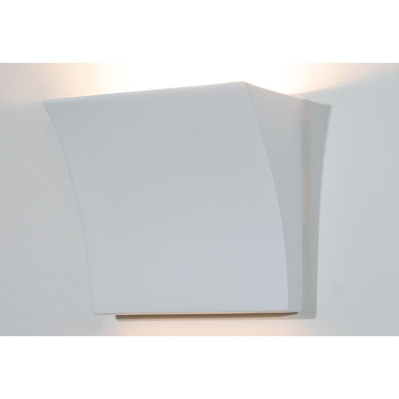 2012 BELFIORE LAMPADA DA PARETE IN CERAMICA EFFETTO GESSO VERNICIABILE 9010 BELFIORE - Cristalensi Shop Online
