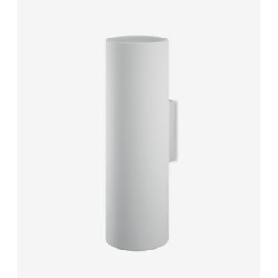 2184 LAMPADA A PARETE IN CERAMICA BIANCA EFFETTO GESSO VERNICIABILE 9010 BELFIORE - Cristalensi Shop Online