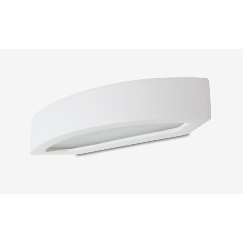 2293 LAMPADA A PARETE IN CERAMICA EFFETTO GESSO VERNICIABILE 9010 BELFIORE - Cristalensi Shop Online