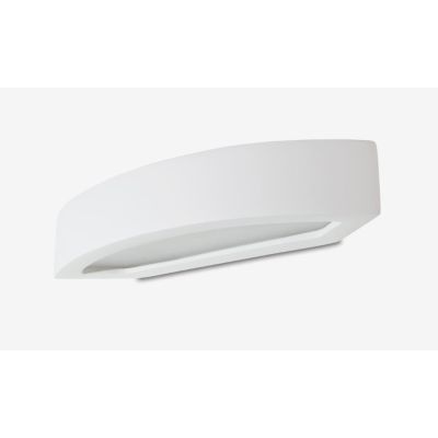 2293 LAMPADA A PARETE IN CERAMICA EFFETTO GESSO VERNICIABILE 9010 BELFIORE - Cristalensi Shop Online