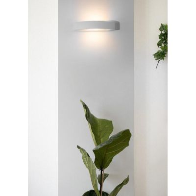 2293 LAMPADA A PARETE IN CERAMICA EFFETTO GESSO VERNICIABILE 9010 BELFIORE - Cristalensi Shop Online