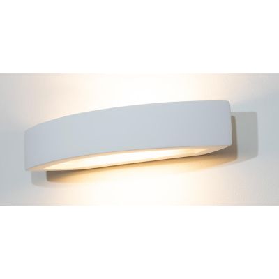 2293 LAMPADA A PARETE IN CERAMICA EFFETTO GESSO VERNICIABILE 9010 BELFIORE - Cristalensi Shop Online