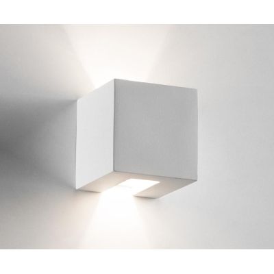 2336 LAMPADA A PARETE IN CERAMICA EFFETTO GESSO VERNICIABILE 9010 BELFIORE - Cristalensi Shop Online