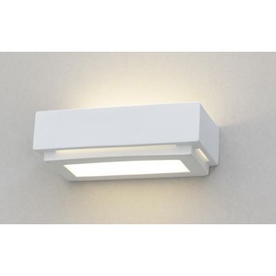 2340 LAMPADA A PARETE IN CERAMICA EFFETTO GESSO VERNICIABILE 9010 BELFIORE - Cristalensi Shop Online