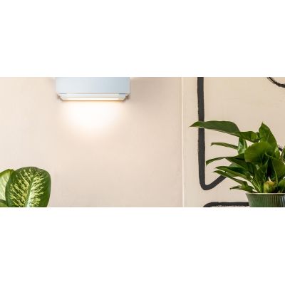 2340 LAMPADA A PARETE IN CERAMICA EFFETTO GESSO VERNICIABILE 9010 BELFIORE - Cristalensi Shop Online