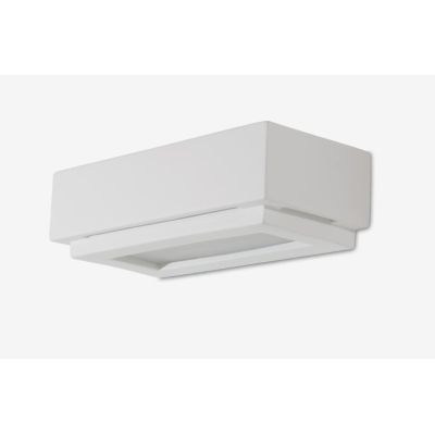 2340 LAMPADA A PARETE IN CERAMICA EFFETTO GESSO VERNICIABILE 9010 BELFIORE - Cristalensi Shop Online