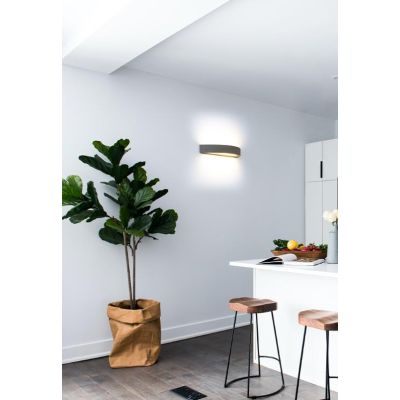 2455 LAMPADA DA PARETE IN CEMENTO A FORMA DI MEZZA LUNA 9010 BELFIORE - Cristalensi Shop Online