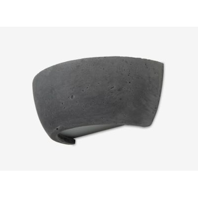 2457 APPLIQUE TONDEGGIANTE IN CEMENTO CON BIEMISSIONE DI LUCE MADE IN ITALY 9010 BELFIORE - Cristalensi Shop Online