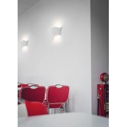 2601A BELFIORE LAMPADA DA PARETE IN CERAMICA EFFETTO GESSO VERNICIABILE 9010 BELFIORE - Cristalensi Shop Online 2