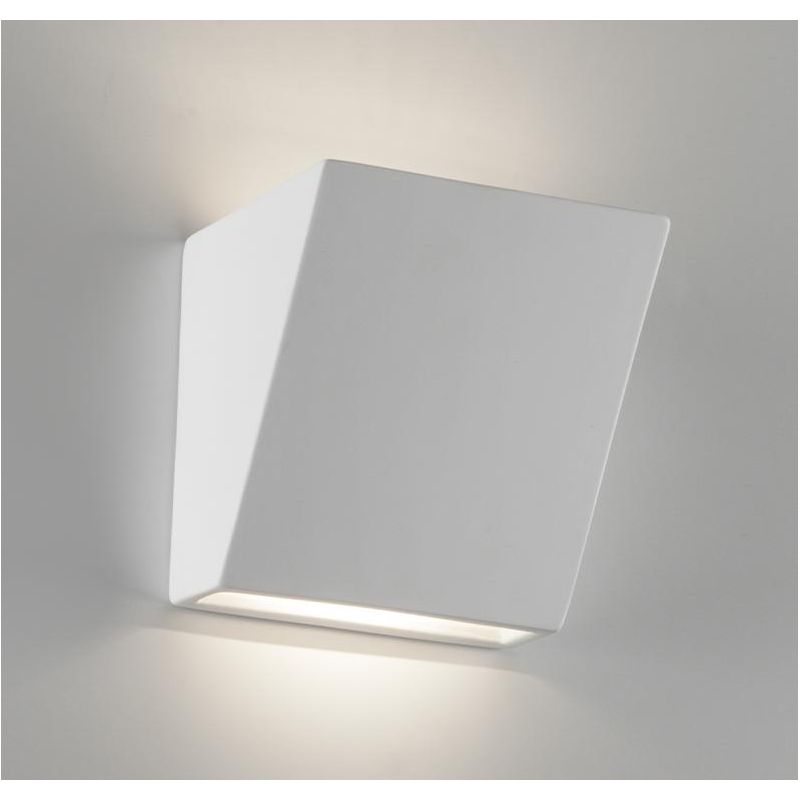 2601A BELFIORE LAMPADA DA PARETE IN CERAMICA EFFETTO GESSO VERNICIABILE 9010 BELFIORE - Cristalensi Shop Online