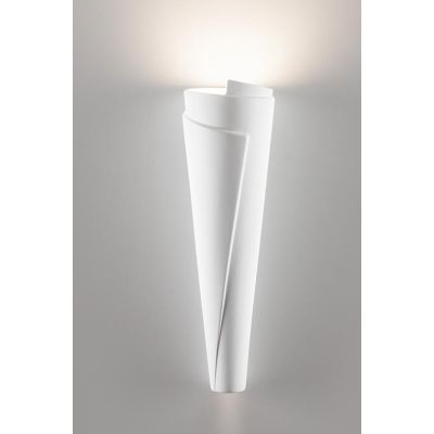 2602A APPLIQUE BELFIORE LAMPADA DA PARETE IN CERAMICA EFFETTO GESSO 9010 BELFIORE - Cristalensi Shop Online