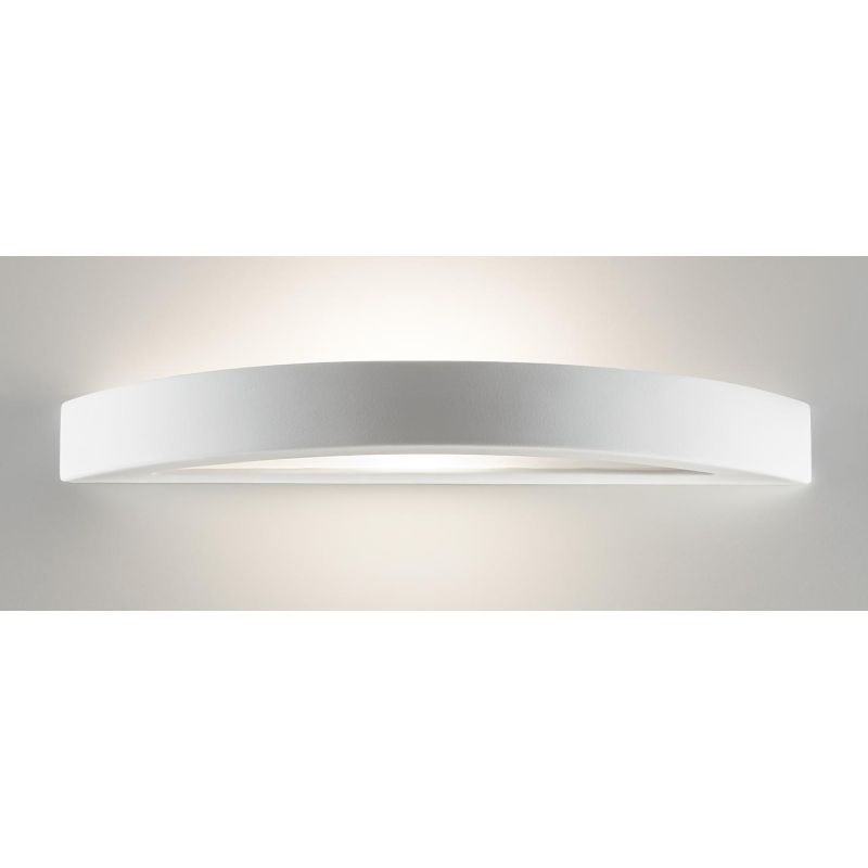 8144 BELFIORE LAMPADA DA PARETE IN CERAMICA 42CM VERNICIABILE 9010 BELFIORE - Cristalensi Shop Online