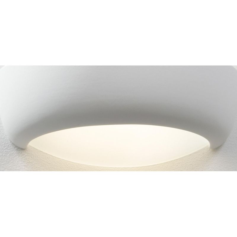 8215 BELFIORE LAMPADA DA PARETE IN CERAMICA DIAMETRO 24 VERNICIABILE 9010 BELFIORE - Cristalensi Shop Online