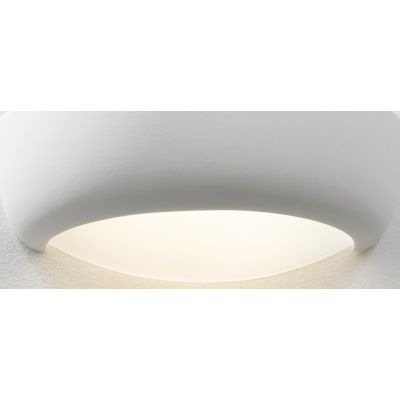 8215 BELFIORE LAMPADA DA PARETE IN CERAMICA DIAMETRO 24 VERNICIABILE 9010 BELFIORE - Cristalensi Shop Online