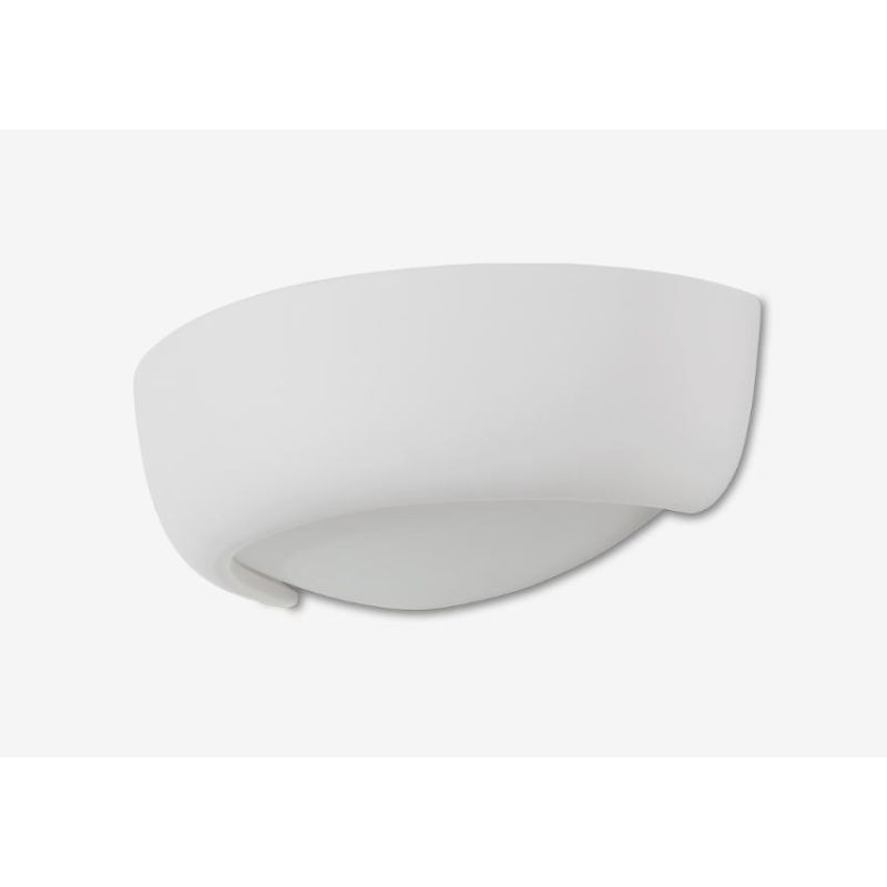 8215 BELFIORE LAMPADA DA PARETE IN CERAMICA DIAMETRO 24 VERNICIABILE 9010 BELFIORE - Cristalensi Shop Online