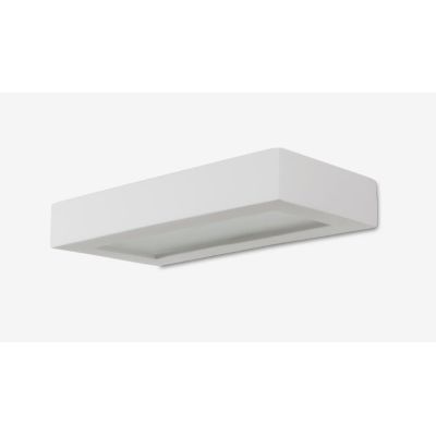 8284 BELFIORE APPLIQUE RETTANGOLARE VERNICIABILE CON VETRO 30 CM 9010 BELFIORE - Cristalensi Shop Online