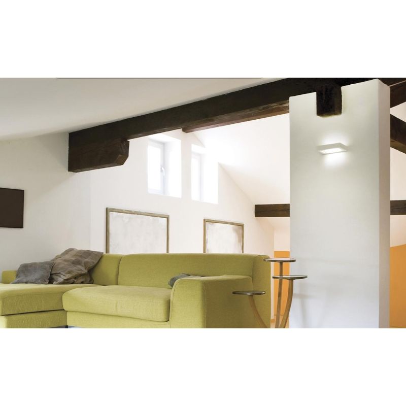 8284 BELFIORE APPLIQUE RETTANGOLARE VERNICIABILE CON VETRO 30 CM 9010 BELFIORE - Cristalensi Shop Online