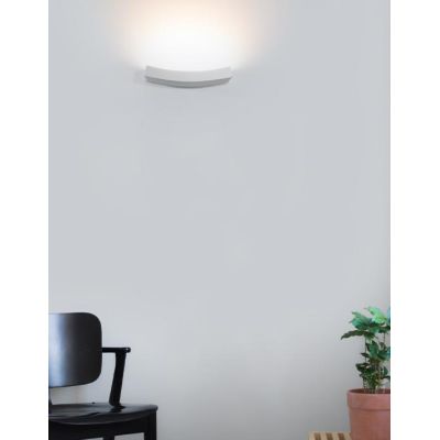 8285 BELFIORE APPLIQUE DIAMETRO 35 IN CERAMICA BIANCA VERNICIABILE 9010 BELFIORE - Cristalensi Shop Online