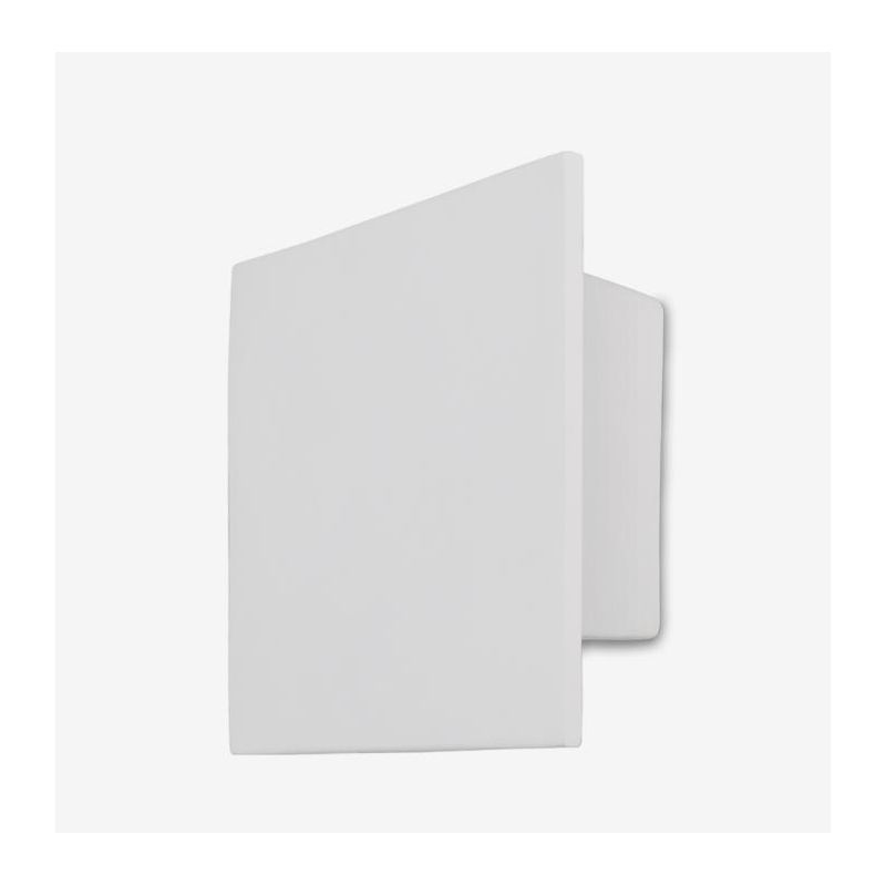 8672 APPLIQUE DI BELFIORE IN CERAMICA BIANCA EFFETTO GESSO PITTURABILE 9010 BELFIORE - Cristalensi Shop Online