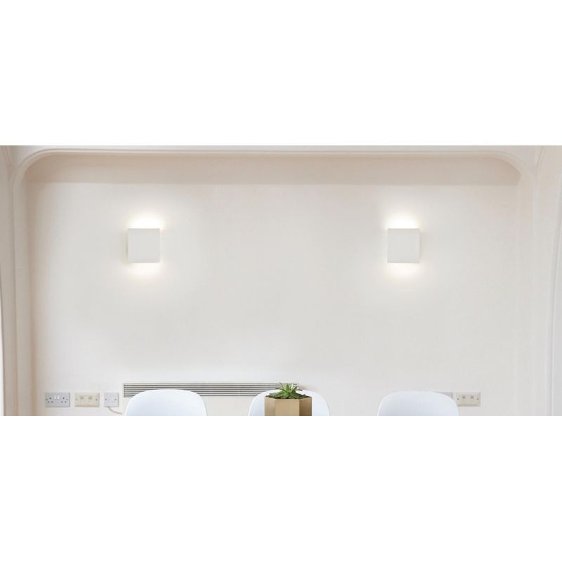 8672 APPLIQUE DI BELFIORE IN CERAMICA BIANCA EFFETTO GESSO PITTURABILE 9010 BELFIORE - Cristalensi Shop Online