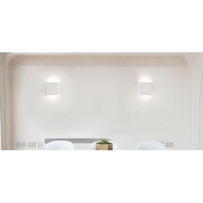 8672 APPLIQUE DI BELFIORE IN CERAMICA BIANCA EFFETTO GESSO PITTURABILE 9010 BELFIORE - Cristalensi Shop Online