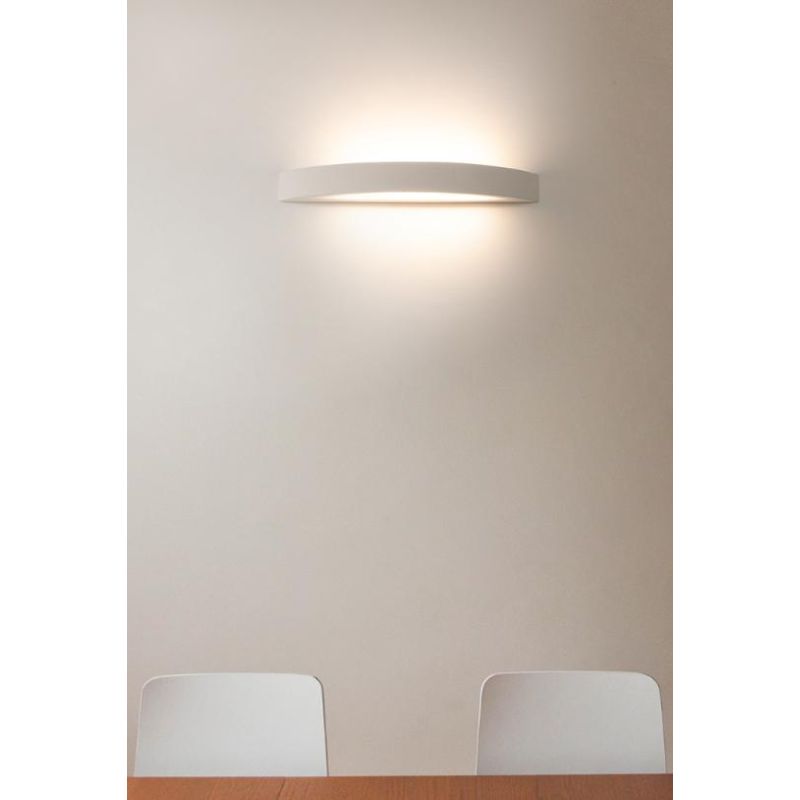 8759 APPLIQUE DI BELFIORE IN CERAMICA BIANCA VERNICIABILE DIAMETRO 54 CM 9010 BELFIORE - Cristalensi Shop Online
