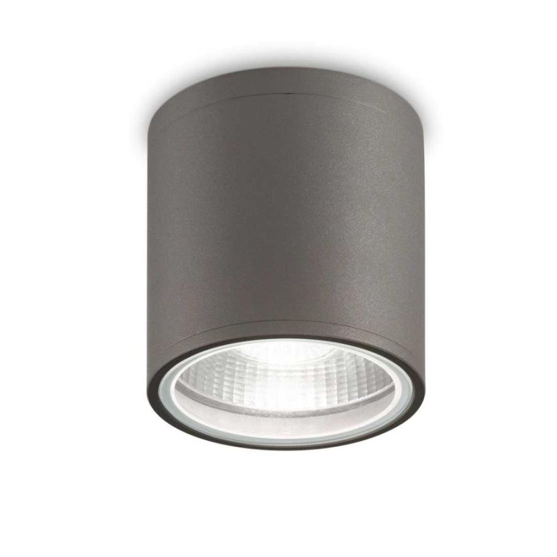 PLAFONIERA PER ESTERNO IN 6 COLORI IP44 CON PORTALAMPADE GU10 MODERNA ECONOMICA CRISTALENSI - Cristalensi Shop Online