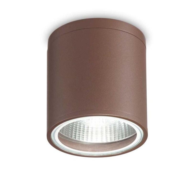 PLAFONIERA PER ESTERNO IN 6 COLORI IP44 CON PORTALAMPADE GU10 MODERNA ECONOMICA CRISTALENSI - Cristalensi Shop Online