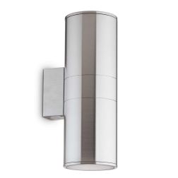 LAMPADA DA PARETE PER ESTERNO IP44 A FORMA CILINDRICA 2 X E27 IN 6 COLORI MODERNA CRISTALENSI - Cristalensi Shop Online 2