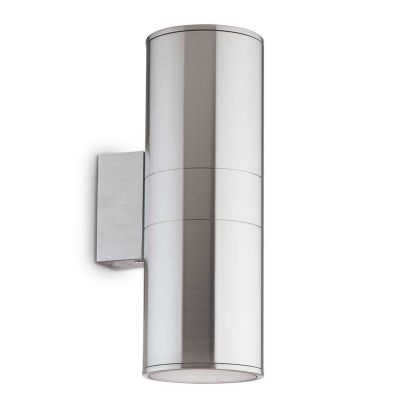 LAMPADA DA PARETE PER ESTERNO IP44 A FORMA CILINDRICA 2 X E27 IN 6 COLORI MODERNA CRISTALENSI - Cristalensi Shop Online