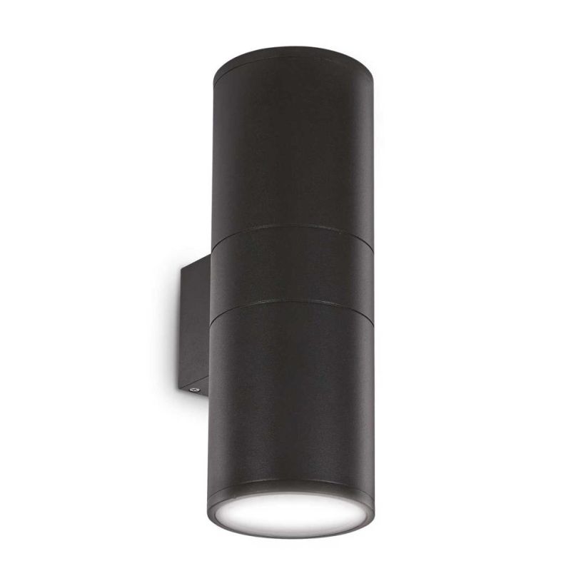LAMPADA DA PARETE PER ESTERNO IP44 A FORMA CILINDRICA 2 X E27 IN 6 COLORI MODERNA CRISTALENSI - Cristalensi Shop Online