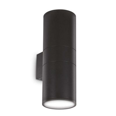LAMPADA DA PARETE PER ESTERNO IP44 A FORMA CILINDRICA 2 X E27 IN 6 COLORI MODERNA CRISTALENSI - Cristalensi Shop Online