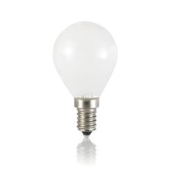 LAMPADINA LED E14 SFERA BIANCA LED 4W 3000K E 4000K 360 LUMEN CON FILAMENTO CRISTALENSI - Cristalensi Shop Online 2