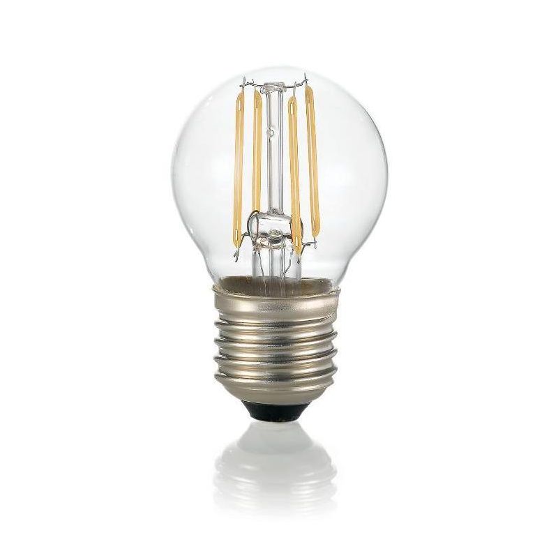 LAMPADINA LED E27 SFERA PICCOLA TRASPARENTE 4W 3000K E 4000K ECONOMICA CRISTALENSI - Cristalensi Shop Online