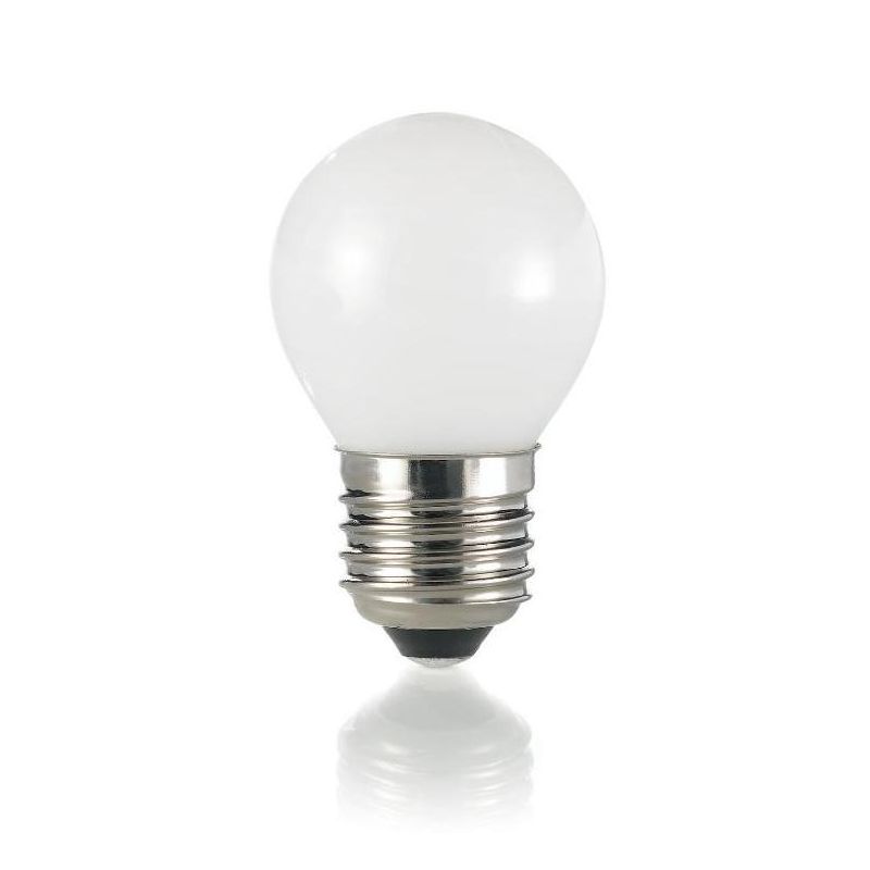 LAMPADINA LED FILAMENTO E27 SFERA PICCOLA BIANCO LATTE 4W 3000K 360 LUMEN CRISTALENSI - Cristalensi Shop Online
