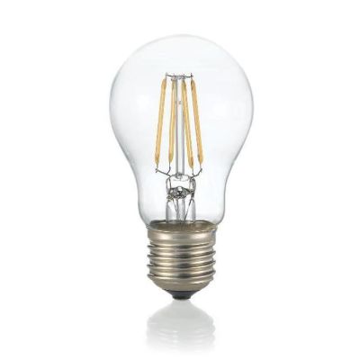 LAMPADINA A GOCCIA ATTACCO E27 LED A FILAMENTO TRASPARENTE 8W 3000K E 4000K CRISTALENSI - Cristalensi Shop Online