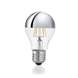 LAMPADINA LED GOCCIA CROMO LUCE INDIRETTA E27 FILAMENTO 8W 3000K 520 LUMEN CRISTALENSI - Cristalensi Shop Online 2