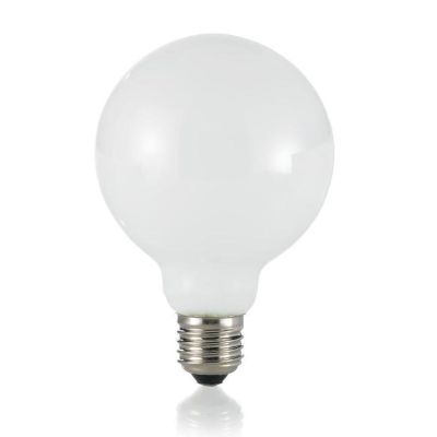 LAMPADINA GLOBO BIANCO LATTE DIAMETRO 95MM ATTACCO E27 LED 8W 3000K E 4000K 720 LUMEN CRISTALENSI - Cristalensi Shop Online