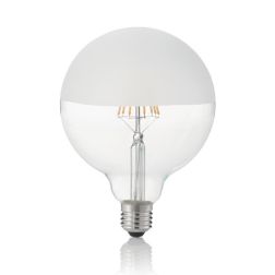 LAMPADINA GLOBO META' SATINATO DIAMETRO 125MM FILAMENTO LED 8W 3000K 780 LUMEN CRISTALENSI - Cristalensi Shop Online 2