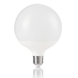 LAMPADA GLOBO DIAMETRO 12 CM LED 18W LUCE 3000K O 4000K IN PLASTICA ECONOMICA CRISTALENSI - Cristalensi Shop Online 2