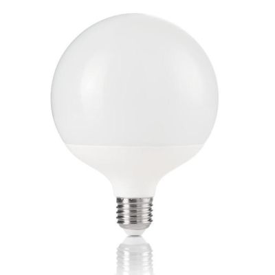 LAMPADA GLOBO DIAMETRO 12 CM LED 18W LUCE 3000K O 4000K IN PLASTICA ECONOMICA CRISTALENSI - Cristalensi Shop Online