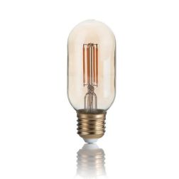 LAMPADINA VINTAGE BOMBATA VETRO AMBRATO LED FILAMENTO 4W 300 LUMEN CRISTALENSI - Cristalensi Shop Online 2