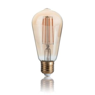 LAMPADINA VINTAGE ATTACCO E27 A FORMA DI PERA LED FILAMENTO 4W 300 LUMEMN CRISTALENSI - Cristalensi Shop Online
