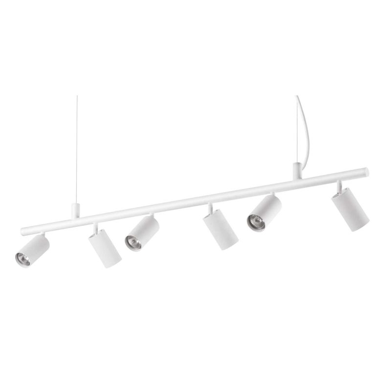 LAMPADA A SOSPENSIONE ULTRA MODERNA CON DIFFUSORI IN METALLO ORIENTABILI BIANCO,OTTONE O NERO CRISTALENSI - Cristalensi Shop Onl