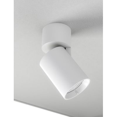 NOX PLAFONIERA PROIETTORE DIREZIONABILE A LED 30W 2700K 3000K E 4000K BIANCA O NERA BENEITO FAURE - Cristalensi Shop Online